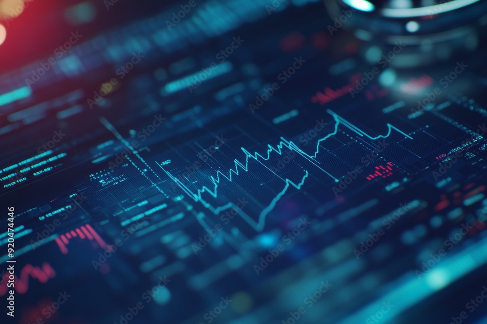 Portrait of a digital medical report, showcasing the future of healthcare data management. High-resolution, detailed textures, crisp focus Portrait of a digital medical report, showcasing the future of healthcare data management. High-resolution, detailed textures, crisp focus