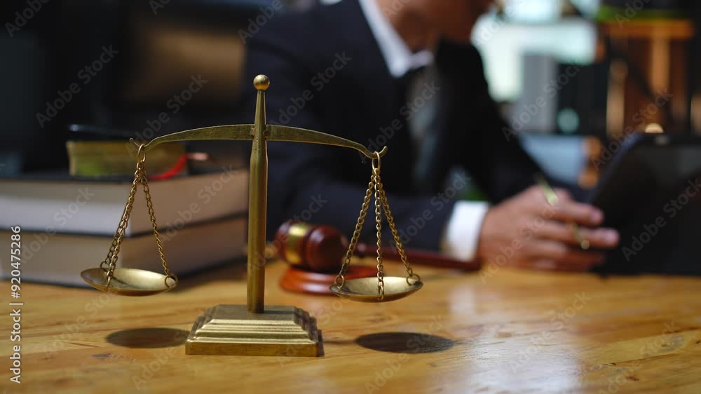 lawyer or judge consult having team meeting with client, Law and Legal services concept