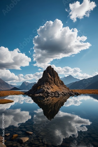 a large rock in photo