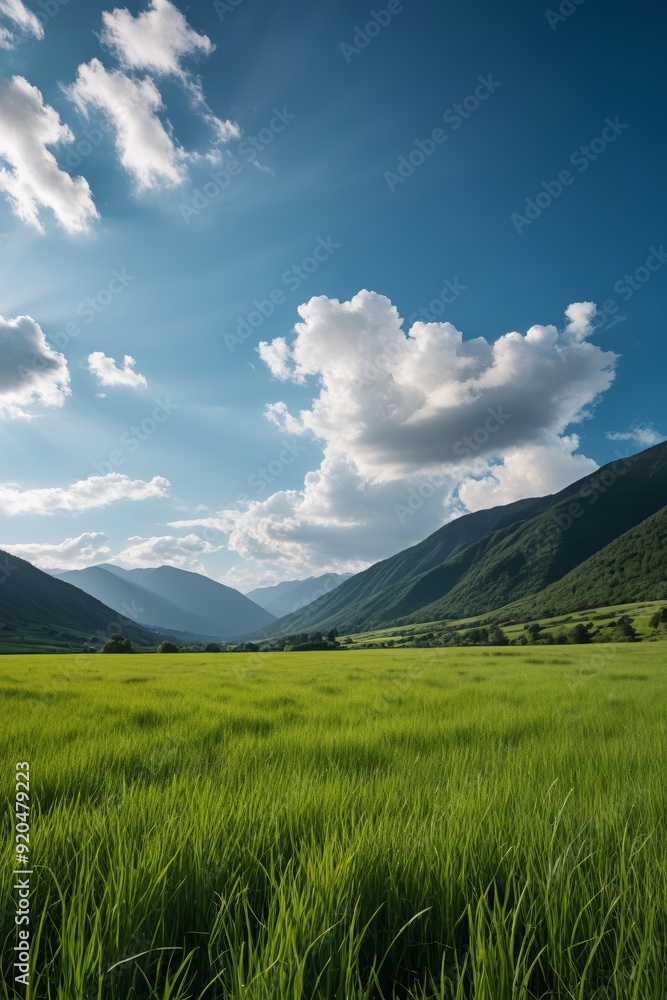 Fototapeta premium a field of grass