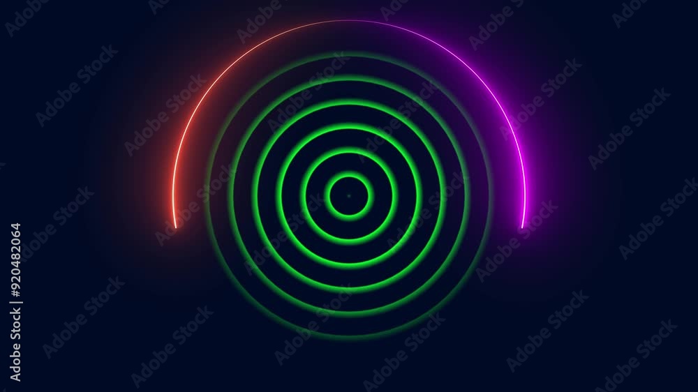 Radio Waves Signal Broadcast. radar HUD searching interface animated. Radio Waves Signal Broadcast. radar HUD searching interface animated.