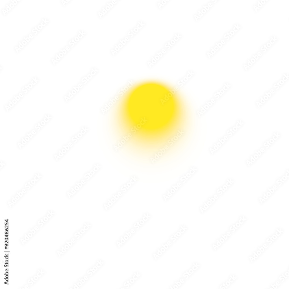 Yellow Glow Circle. Light glowing effect Yellow Glow Circle. Light glowing effect