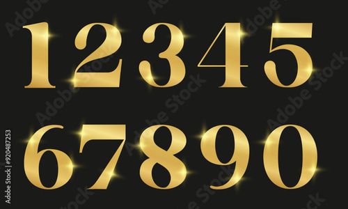 Isolated set of gold numbers