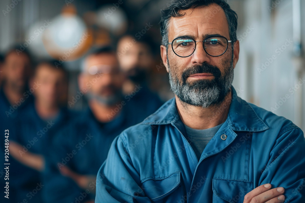 Skillful worker and modern factory industrial enterprise generative AI Skillful worker and modern factory industrial enterprise generative AI