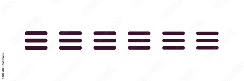 bars outline icon. Linear vector from education concept. 6 different line style bars icon included thin, light, regular, medium, bold, black bars outline icon. Linear vector from education concept. 6 different line style bars icon included thin, light, regular, medium, bold, black