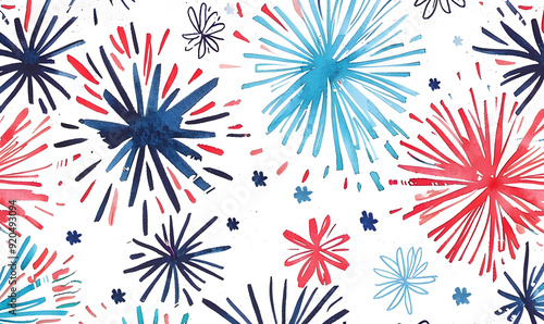 Wallpaper Mural New Year and Christmas card, graphic advertising backgrounds in a doodle 2D illustrator style Torontodigital.ca