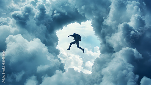 Wallpaper Mural A skydiver spinning in mid-air with a colorful, reflective suit, captured from above to show the dizzying rotation and the mesmerizing pattern of their suit.


 Torontodigital.ca