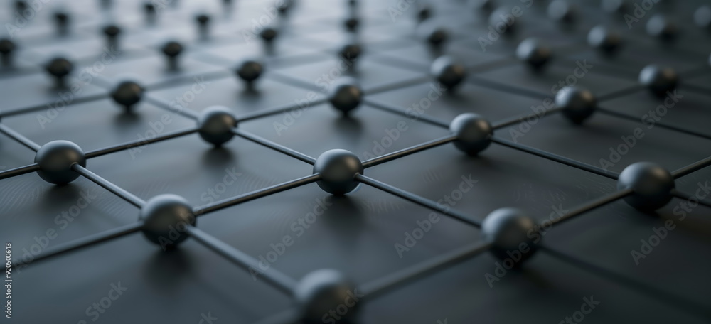 a 3D model. structuring carbon into graphite. a 3D model. structuring carbon into graphite.