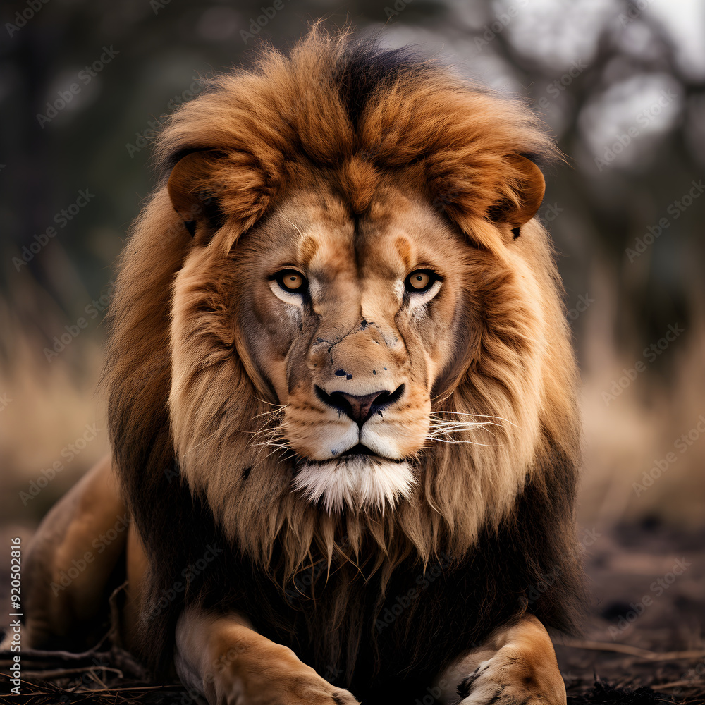 The Majestic Lion: A Pinnacle of Wildlife Dominance and Beauty in Natural Habitat The Majestic Lion: A Pinnacle of Wildlife Dominance and Beauty in Natural Habitat