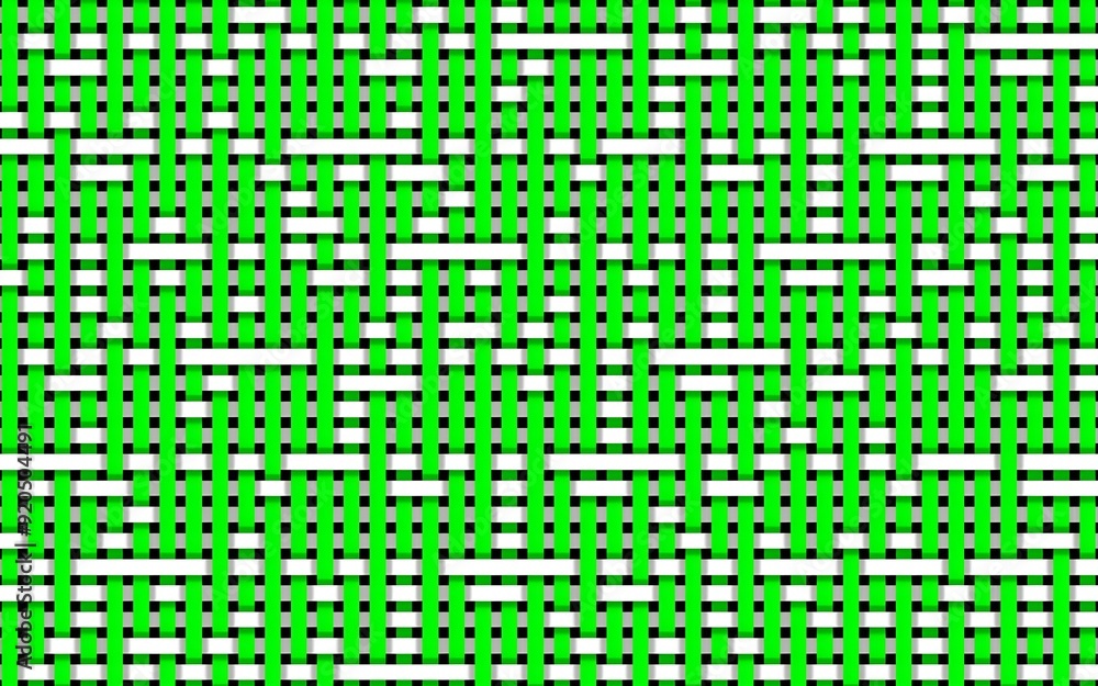 Green and white abstract line art background of various shapes. Green and white abstract line art background of various shapes.