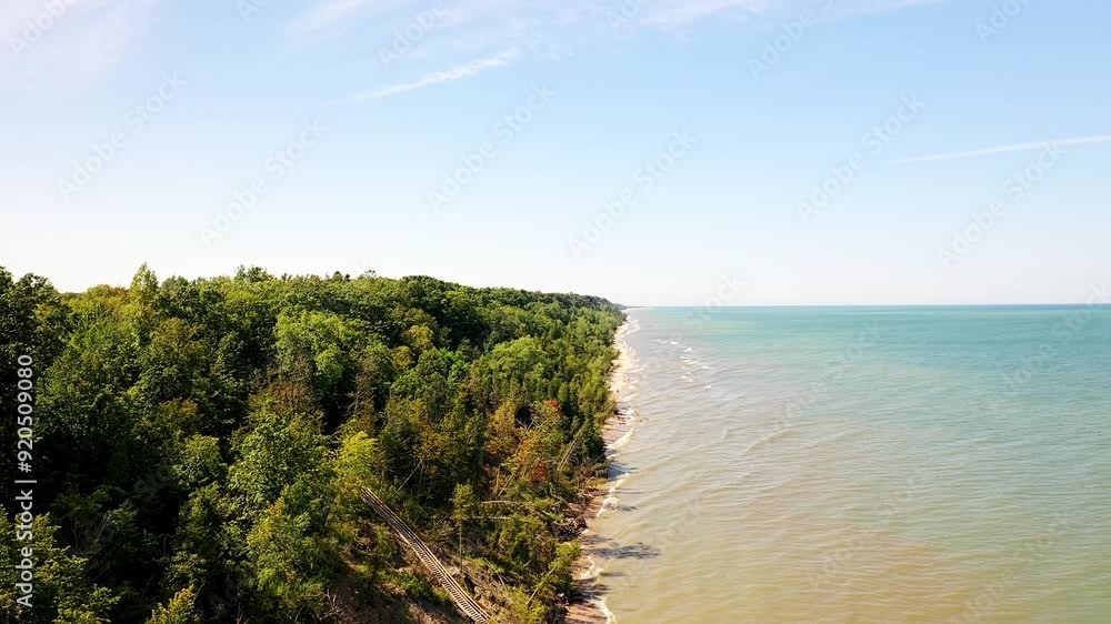 4K Drone video of Lake Michigan's coast 4K Drone video of Lake Michigan's coast