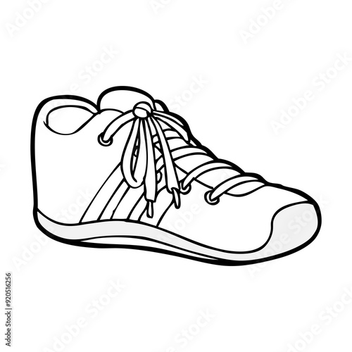 sneaker sketch vector illustration