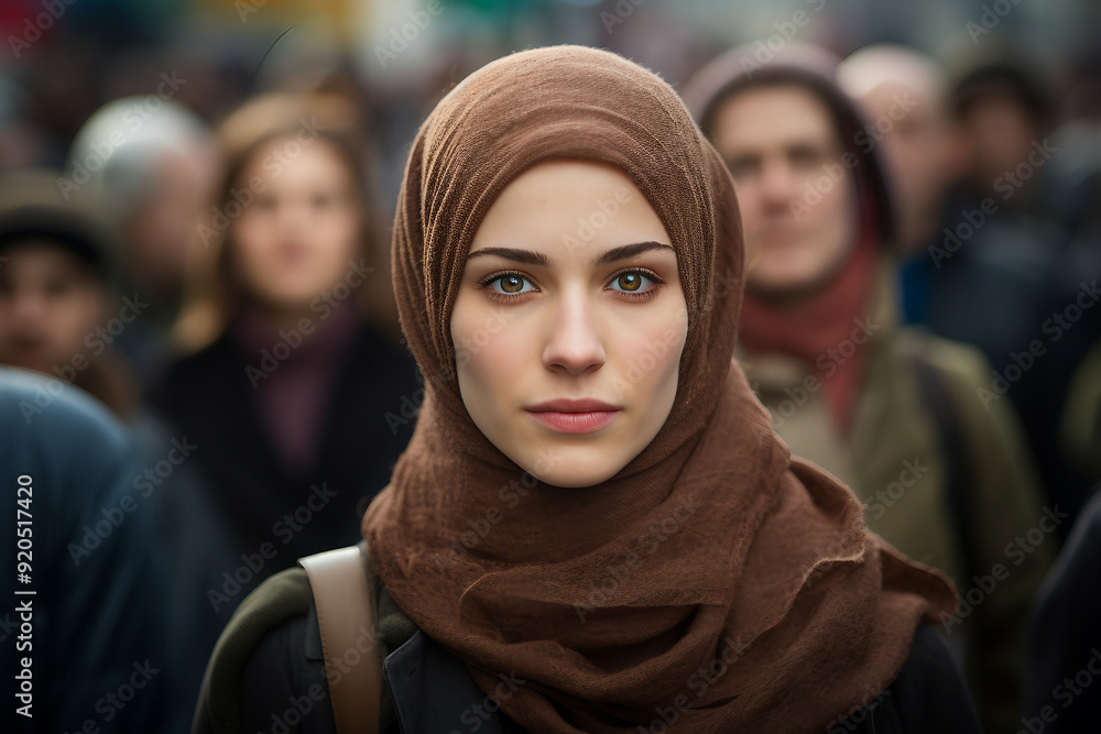 Beautiful arabian young woman in modern life everyday routine business, Generative AI Beautiful arabian young woman in modern life everyday routine business, Generative AI