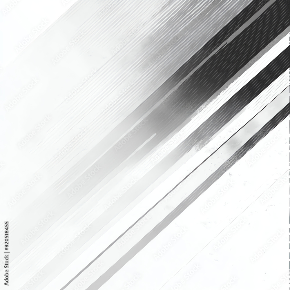 Fototapeta premium a simple abstract design with diagonal black and gray stripes on white background 