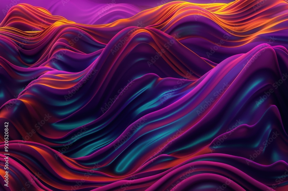 Obraz premium An abstract background with fluid marble-like patterns in contrasting tones.. Beautiful simple AI generated image