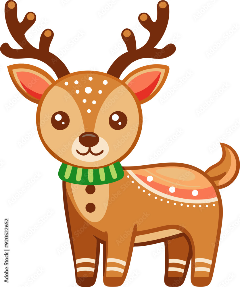 reindeer with christmas tree reindeer with christmas tree