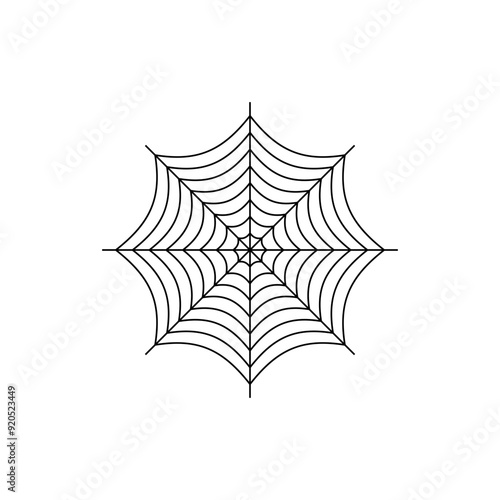 Halloween Spider Web Vector Design