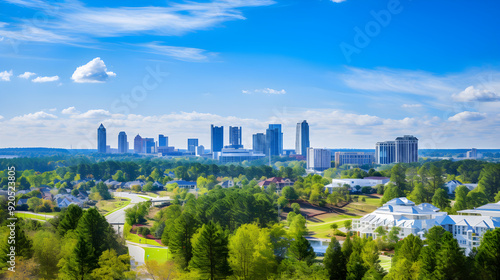 Tranquil Suburban Life with Natural Beauty in Gwinnett County, Georgia photo