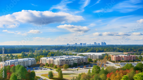 Tranquil Suburban Life with Natural Beauty in Gwinnett County, Georgia photo