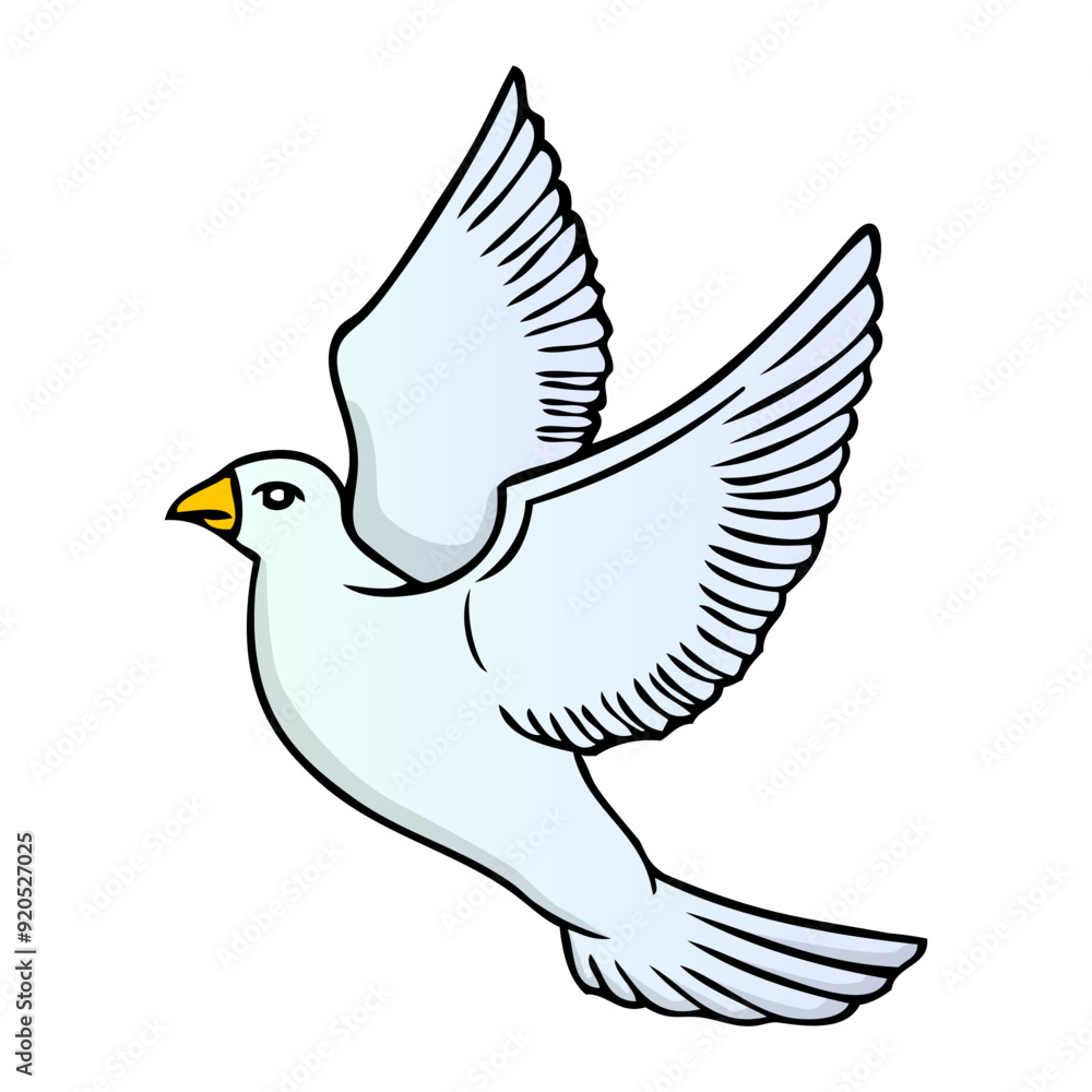 Obraz premium pigeon vector illustration