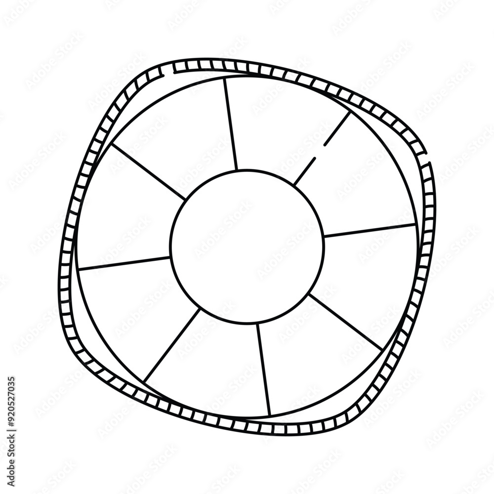 Lifesaver ring, safety, beach, water sports, lifebuoy vector illustration Lifesaver ring, safety, beach, water sports, lifebuoy vector illustration