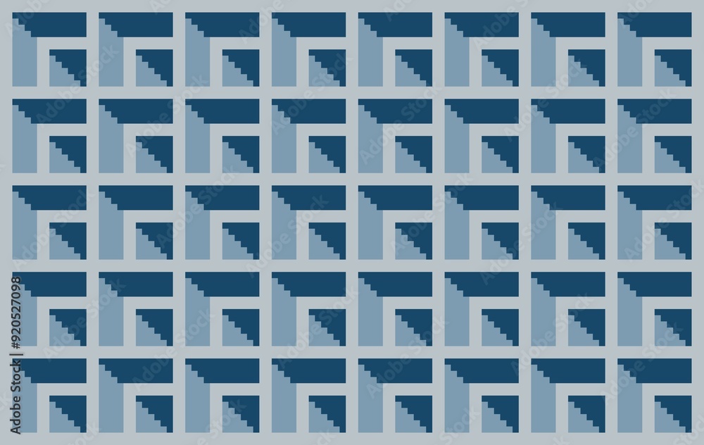 Geometric Pattern Pixel Art with pastel and blue color, can be used for wallpaper, template card and background. Simple and cute card. Geometric Pattern Pixel Art with pastel and blue color, can be used for wallpaper, template card and background. Simple and cute card.
