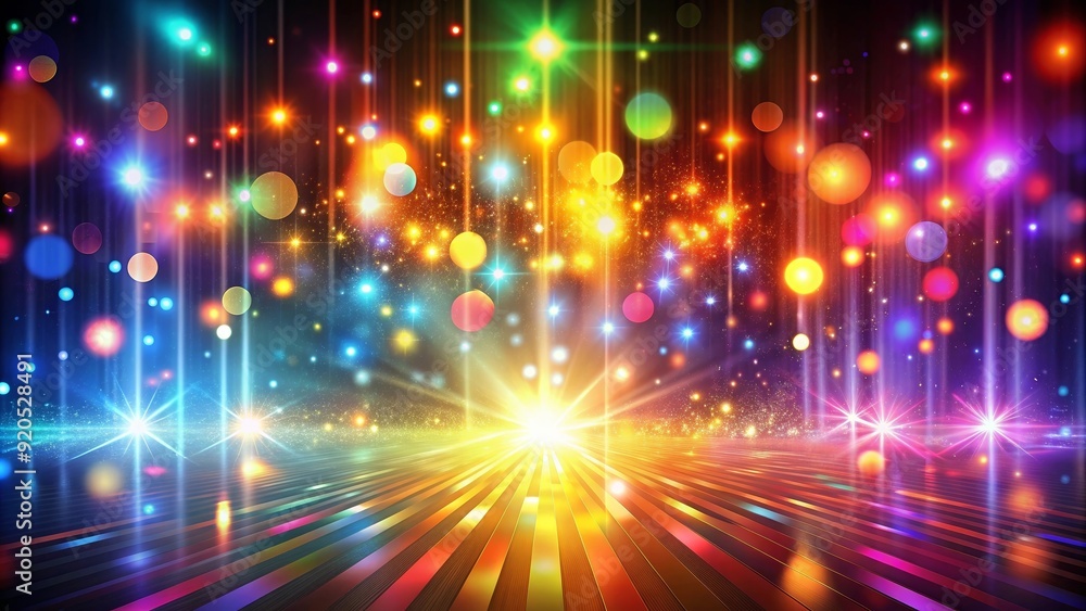 Fototapeta premium Abstract colorful lights background with glowing patterns , abstract, lights, background, vibrant, colorful, glow, pattern