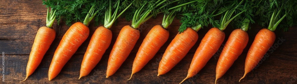 Vitamin A, carrots for eye health, flat design illustration Vitamin A, carrots for eye health, flat design illustration