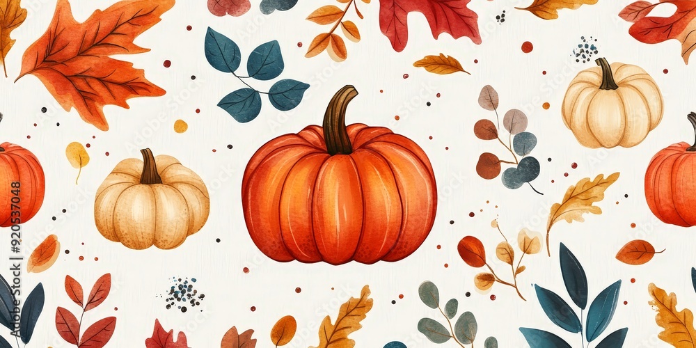 Autumn Harvest Display with Rich Colors and Textures Autumn Harvest Display with Rich Colors and Textures