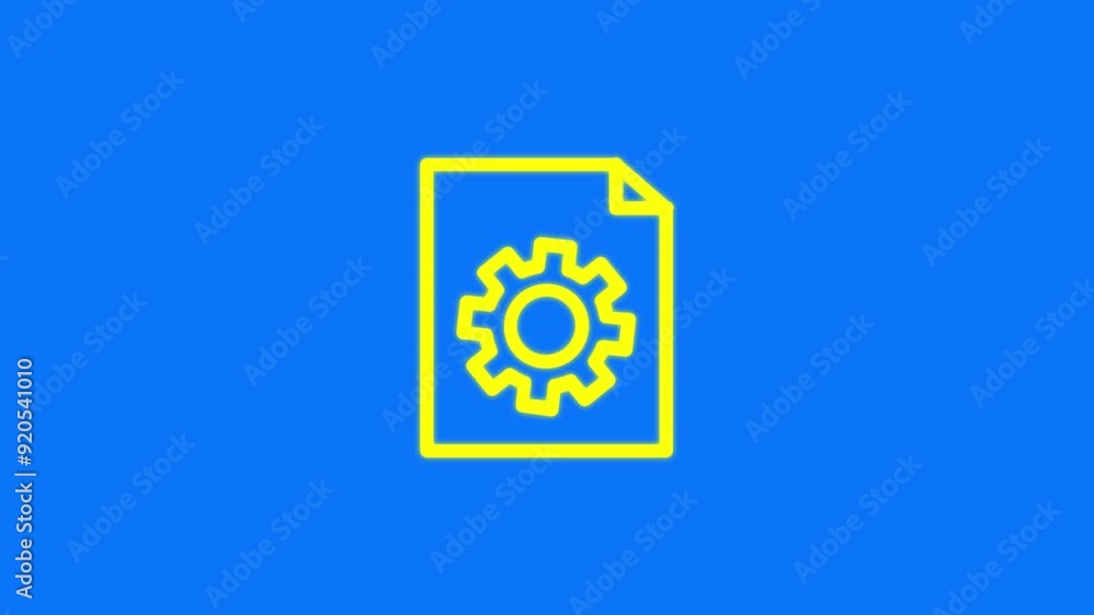 Engineering, development and innovation technology icon in outline design Engineering, development and innovation technology icon in outline design