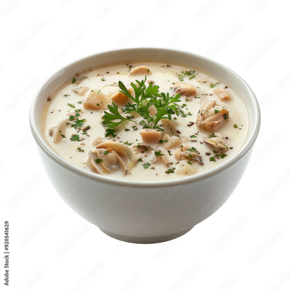 Delicious Clam Chowder in a Bowl Delicious Clam Chowder in a Bowl