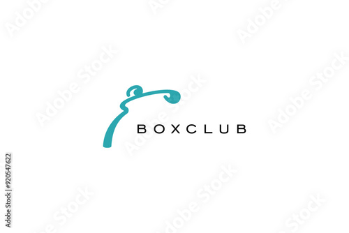 Template logo design solution for box club