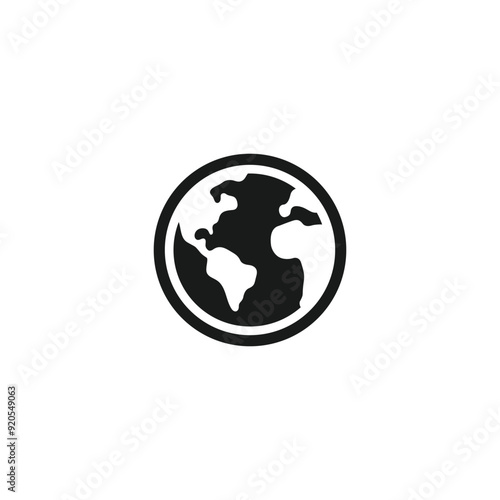 Globe world icon symbol vector illustration