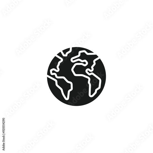 Globe world icon symbol vector illustration
