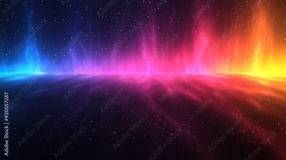A colorful galaxy with a bright blue and purple star A colorful galaxy with a bright blue and purple star
