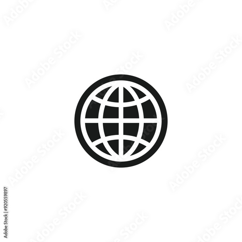Globe world icon symbol vector illustration