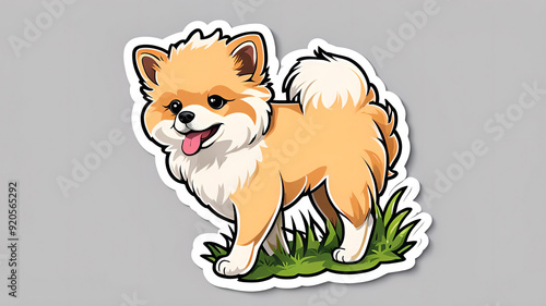 sticker puppy so cute