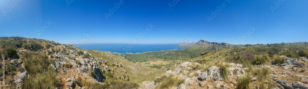 female hiker on the hill in betlem close to Alcudia in mallorca spain on a sunny summer day
female hiker on the hill in betlem close to Alcudia in mallorca spain on a sunny summer day