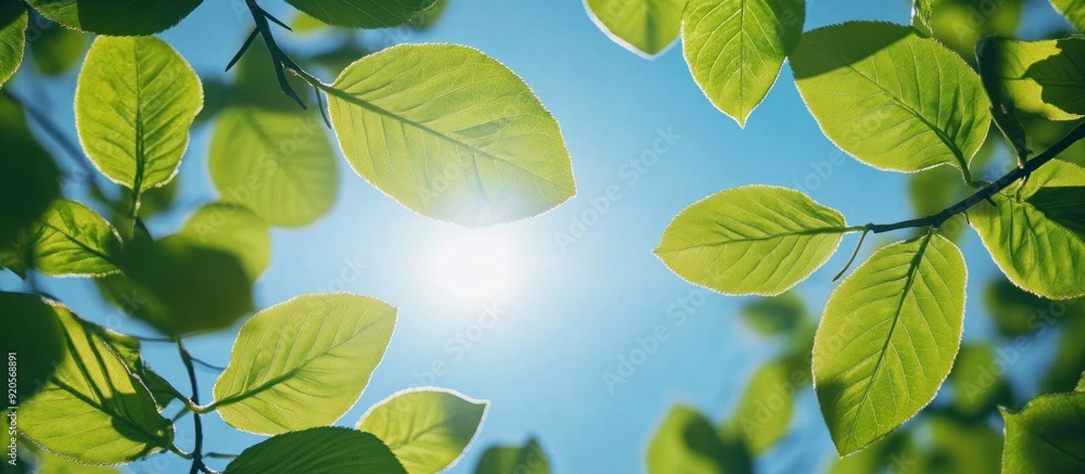 Sunlight Through Green Leaves Sunlight Through Green Leaves