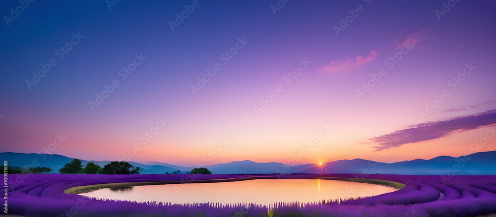 sunrise in the mountains of lavendar sunrise in the mountains of lavendar