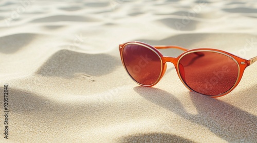 Sunglasses on the sand