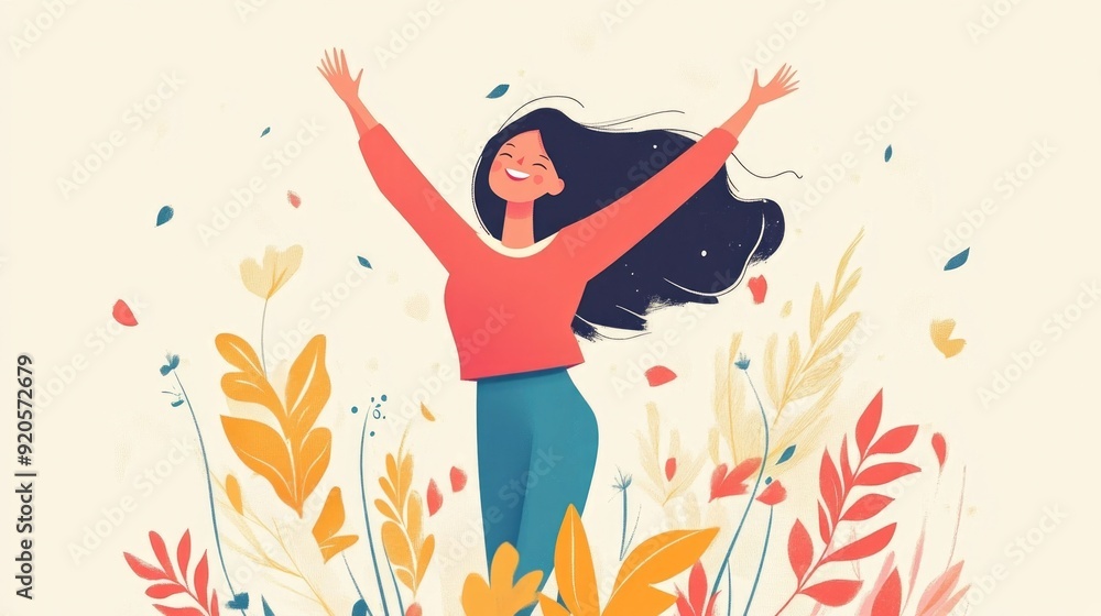 depicting the concept of emotional resilience and the ability to bounce back after setbacks or challenges Showcasing the strength determination depicting the concept of emotional resilience and the ability to bounce back after setbacks or challenges Showcasing the strength determination