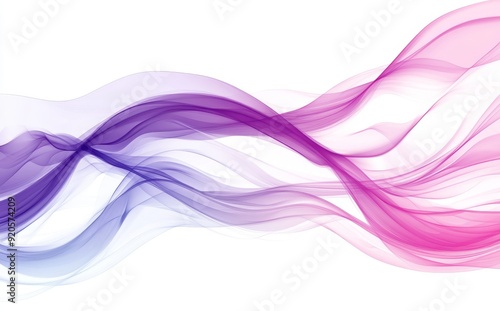 Old mauve, light gray and antique fuchsia colors are used in this abstract waves design