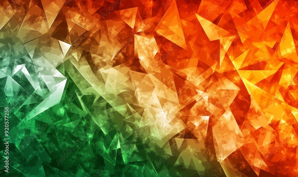 A polygonal prismatic background with a vibrant creative flair A polygonal prismatic background with a vibrant creative flair