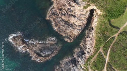 Faro de Isla Pancha en Ribadeo Asturias photo