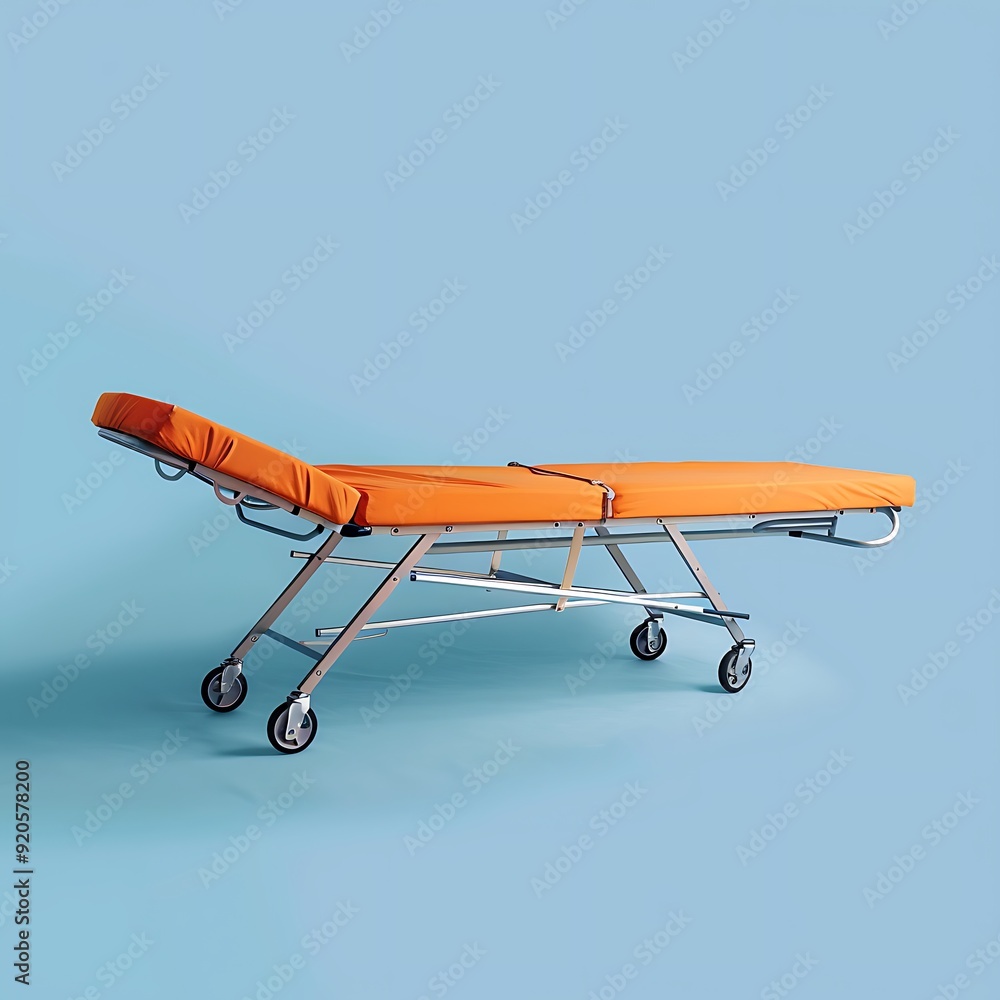 Stretcher isolated on white background. Stretcher isolated on white background.