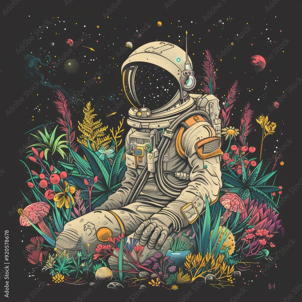 Astronaut in a Garden of Dreams Astronaut in a Garden of Dreams