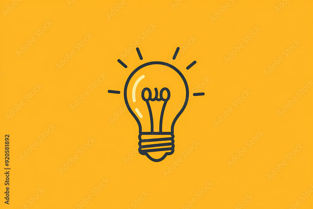 An icon of a light bulb symbolizing an idea, characterized by a simple and clean design. An icon of a light bulb symbolizing an idea, characterized by a simple and clean design.