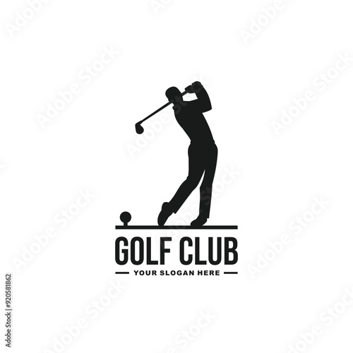 Golf logo vector template illustration