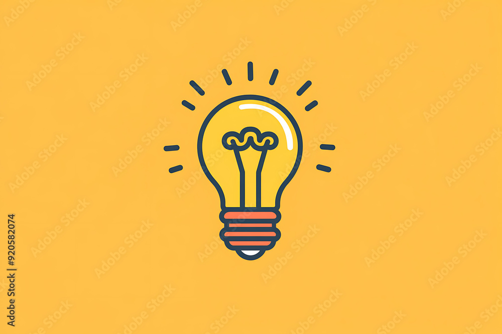 An icon of a light bulb symbolizing an idea, characterized by a simple and clean design. An icon of a light bulb symbolizing an idea, characterized by a simple and clean design.